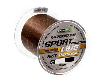 Волосінь Carp Pro Sport Line Flecked Gold 300м 0.335мм (CP2303-0335) CP2303-0335 фото