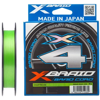 Шнур YGK X-Braid Braid Cord X4 150м 0.121мм 4.5кг / 10lb (5545-03-10) 5545-03-10 фото