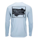 Реглан Simms Solar-Tech Tee Musky Face Steel Blue M / (2179133 / 12883-188-30) 105982 фото