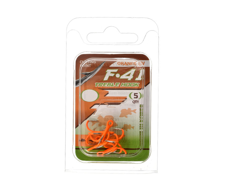 Трійники Flagman F41 Orange UF №2/5шт (F41O-02) F41O-02 фото