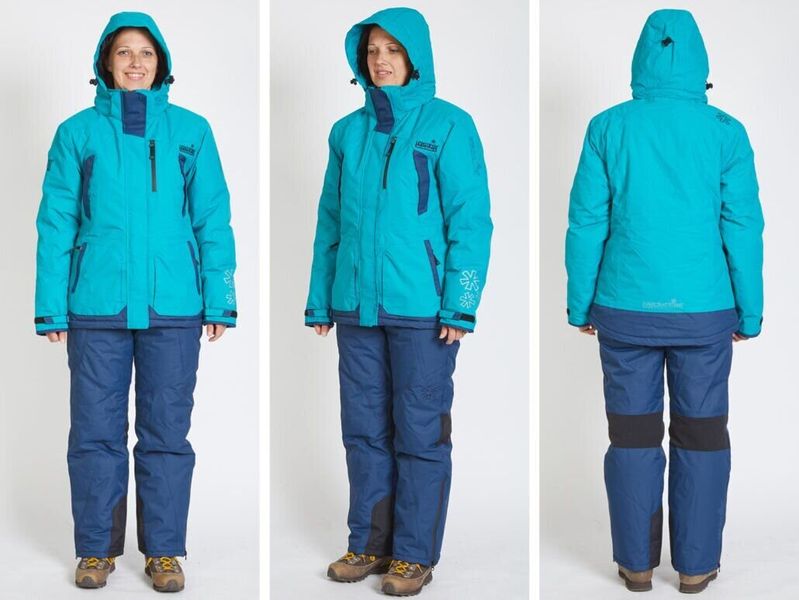 Костюм Norfin Women Snowflake 2 жіночий XS Синій (532000-XS) 532000-XS фото