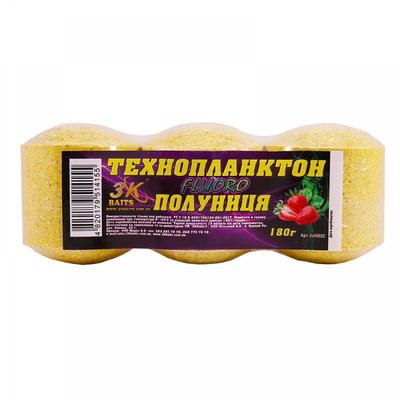 Технопланктон FLUORO (полуниця) 0.18кг (3k06602) 3k06602 фото