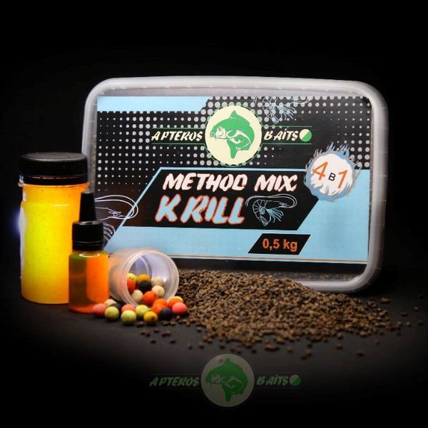 Метод - микс Krill 4in1 ( Криль) Apteros Baits MM k фото