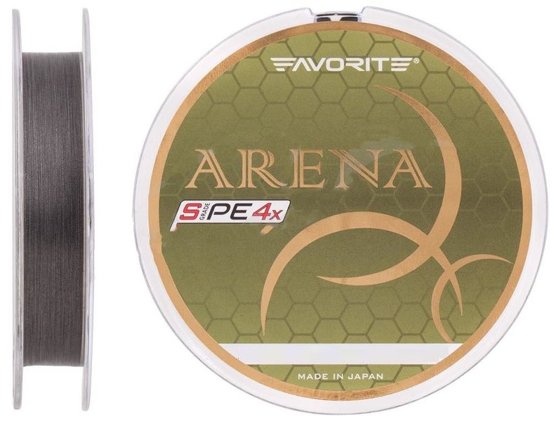 Шнур Favorite Arena PE 4x 150м (silver gray) # 0.175 / 0.071mm 4lb / 1.4kg (1693-10-88) 1693-10-88 фото