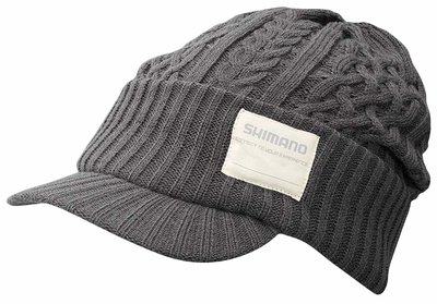 Шапка Shimano Knit Watch with Brim Regular к:charcoal (2266-95-03) 2266-95-03 фото