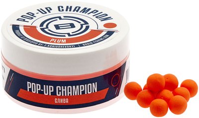 Бойли Brain Champion Pop-Up Plum (слива) 10мм 34г (1858-21-46) 1858-21-46 фото