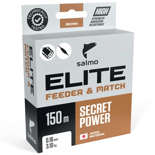 Волосінь Salmo Elite FEEDER & MATCH 150м 0.18 3.1кг / 7lb (4119-018) 80246 фото