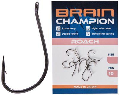 Гачок Brain Champion Roach #12 (10 шт/уп) (1858-54-68) 111442 фото